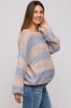 Light Blue Striped Knit Maternity Sweater sold by Pinkblush