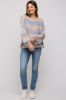 Light Blue Striped Knit Maternity Sweater sold by Pinkblush