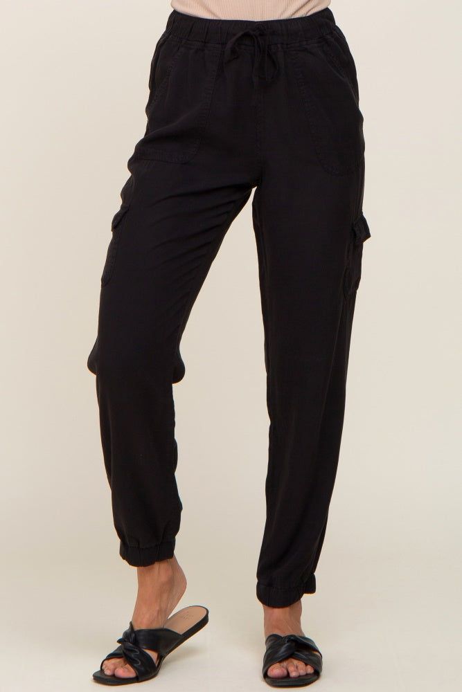Black Jogger Pants sold by Pinkblush product image thumbnail 2