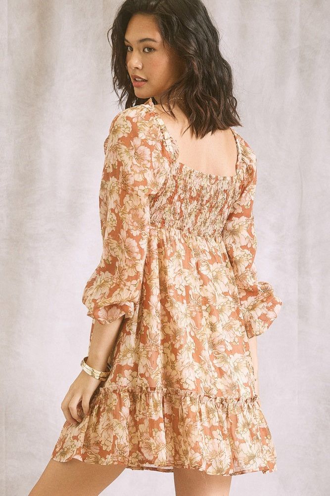 Mauve Printed Dress sold by Pinkblush product image thumbnail 3