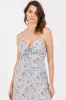 Light Blue Floral Cinched Tie Bust Midi Dress sold by Pinkblush
