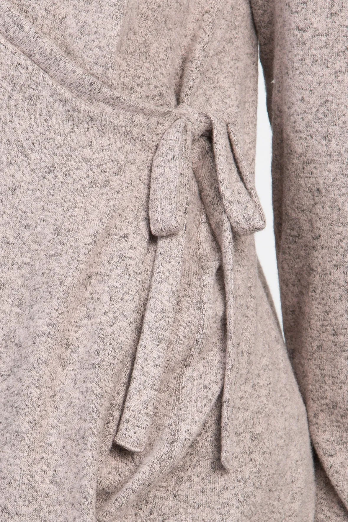 PinkBlush Heather Pink Wrap Knit Nursing Top sold by Pinkblush product image thumbnail 4