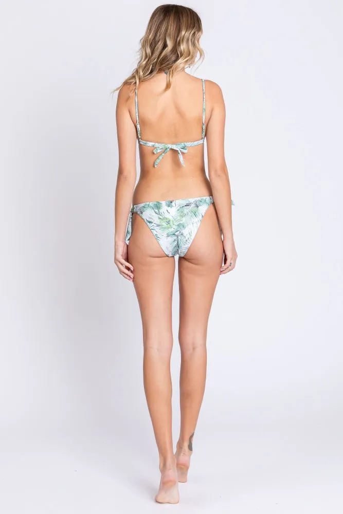 Green Leaf Print Bikini Set sold by Pinkblush product image thumbnail 3