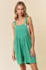 Green Ribbed Maternity Romper sold by Pinkblush