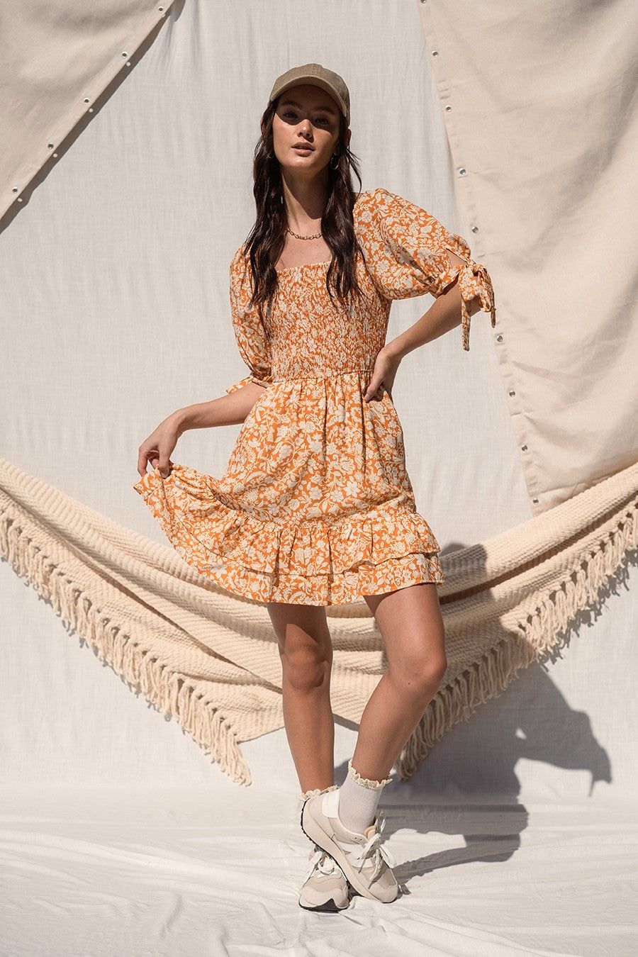 Tangerine Printed Dress sold by Pinkblush product image thumbnail 2