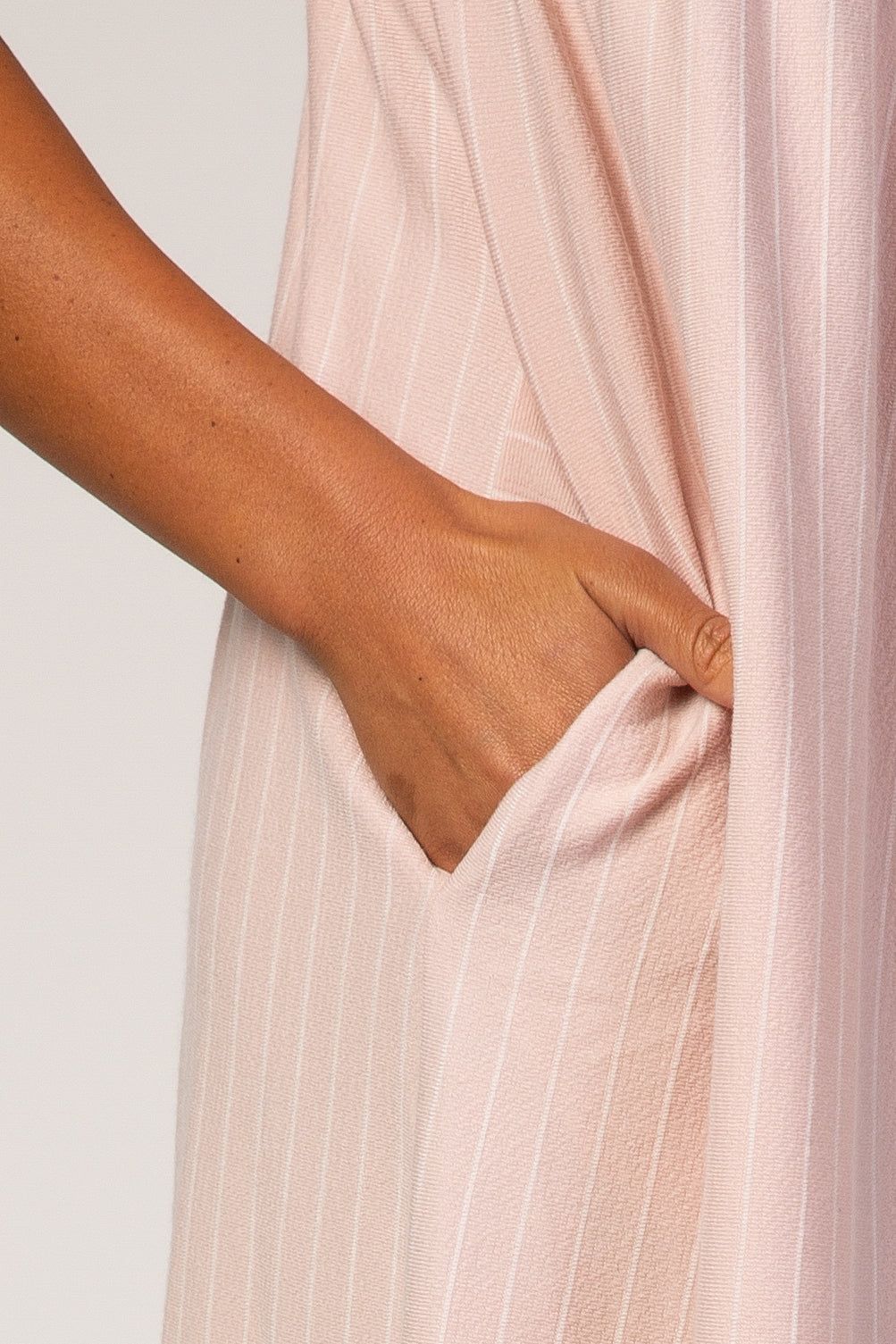 Pink Striped Babydoll Dress sold by Pinkblush product image thumbnail 5