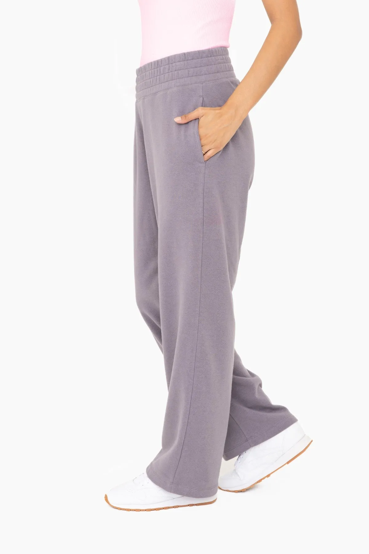 Gray Fleece Lined Lounge Pants sold by Pinkblush product image thumbnail 3