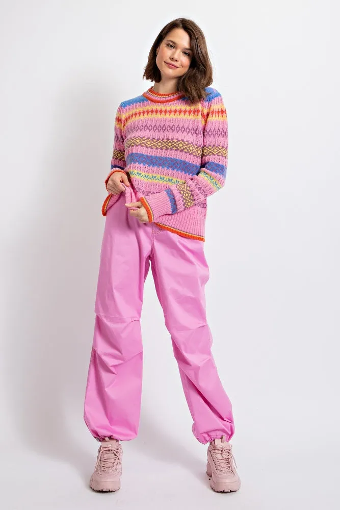 Soft Pink Pattern Knit Sweater sold by Pinkblush product image thumbnail 4