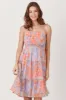 Lavender Adjustable Straps Tiered Dress sold by Pinkblush