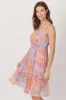 Lavender Adjustable Straps Tiered Dress sold by Pinkblush
