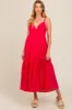 Fuchsia Eyelet Lace Maternity Midi Dress sold by Pinkblush