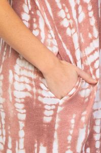 Mauve Tie Dye Maternity Maxi Dress sold by Pinkblush