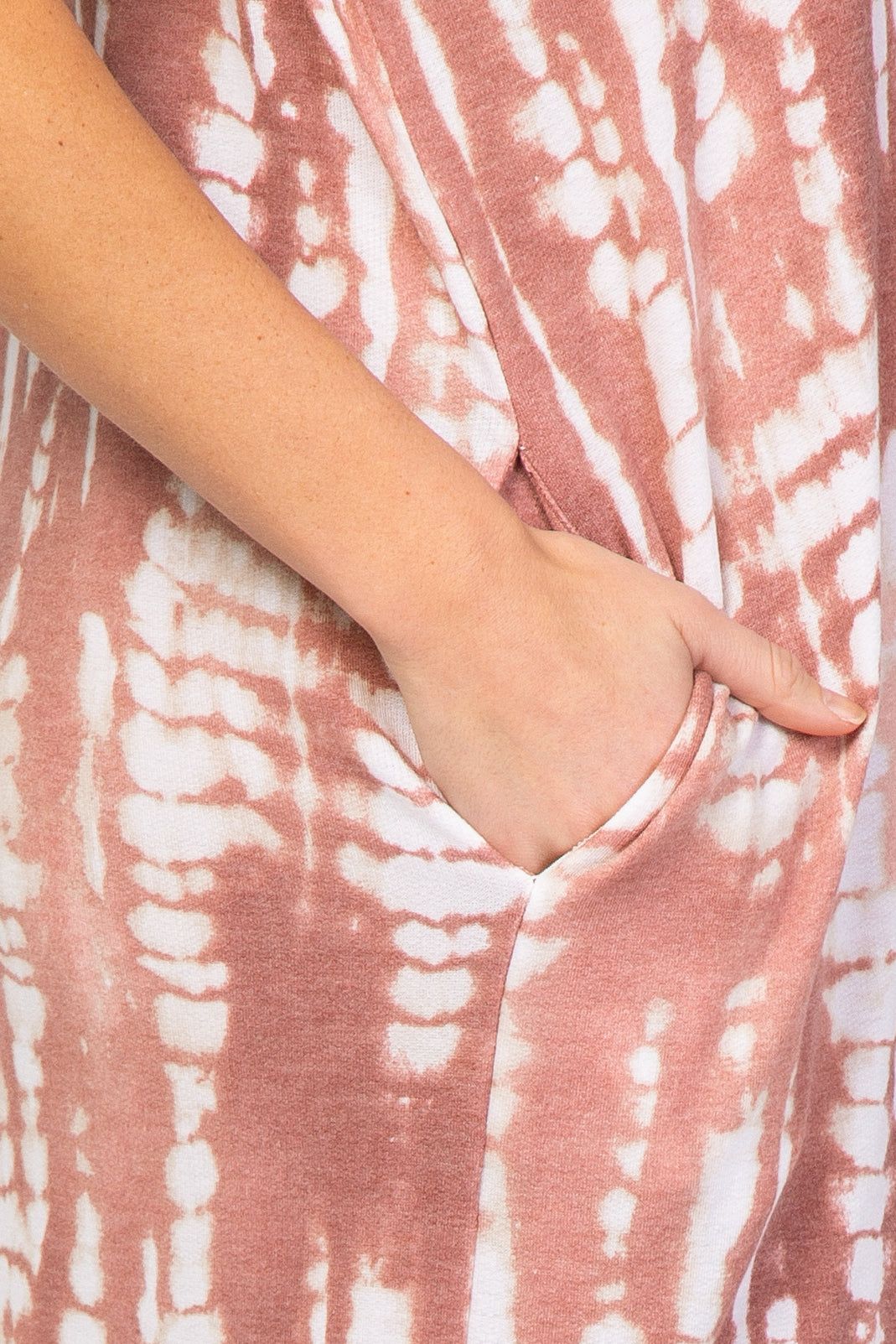 Mauve Tie Dye Maternity Maxi Dress sold by Pinkblush product image thumbnail 4