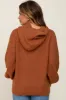 Camel Hooded Maternity Sweater sold by Pinkblush