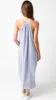 Blue Striped Linen Midi Dress sold by Pinkblush