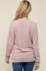 Light Pink Long Sleeve Maternity Top sold by Pinkblush