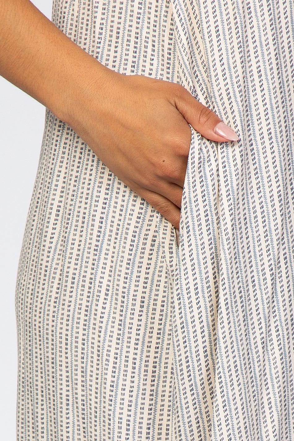 Blue Printed Cami Maxi Dress sold by Pinkblush product image thumbnail 4