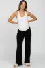 Black Maternity Yoga Pants sold by Pinkblush