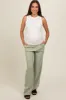 Light Olive Maternity Dress Pants sold by Pinkblush