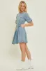Denim Washed Denim Mini Dress sold by Pinkblush