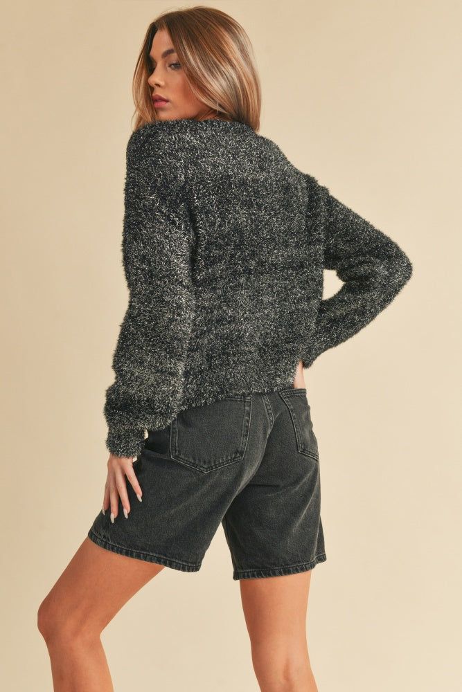 Black Knit Sweater sold by Pinkblush product image thumbnail 2