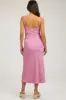 Fuchsia Floral Sleeveless Maternity Midi Dress sold by Pinkblush