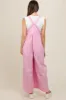 Light Pink Crochet Lace Trim Maternity Overalls sold by Pinkblush