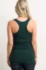 Green Fitted Maternity Tank Top sold by Pinkblush