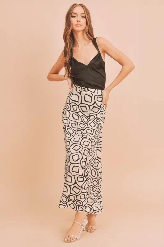 White Printed Skirt sold by Pinkblush
