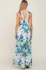 Mint Green Floral Cut Out Maternity Maxi Dress sold by Pinkblush