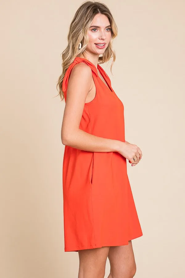 Coral Knot Strap Romper sold by Pinkblush product image thumbnail 2