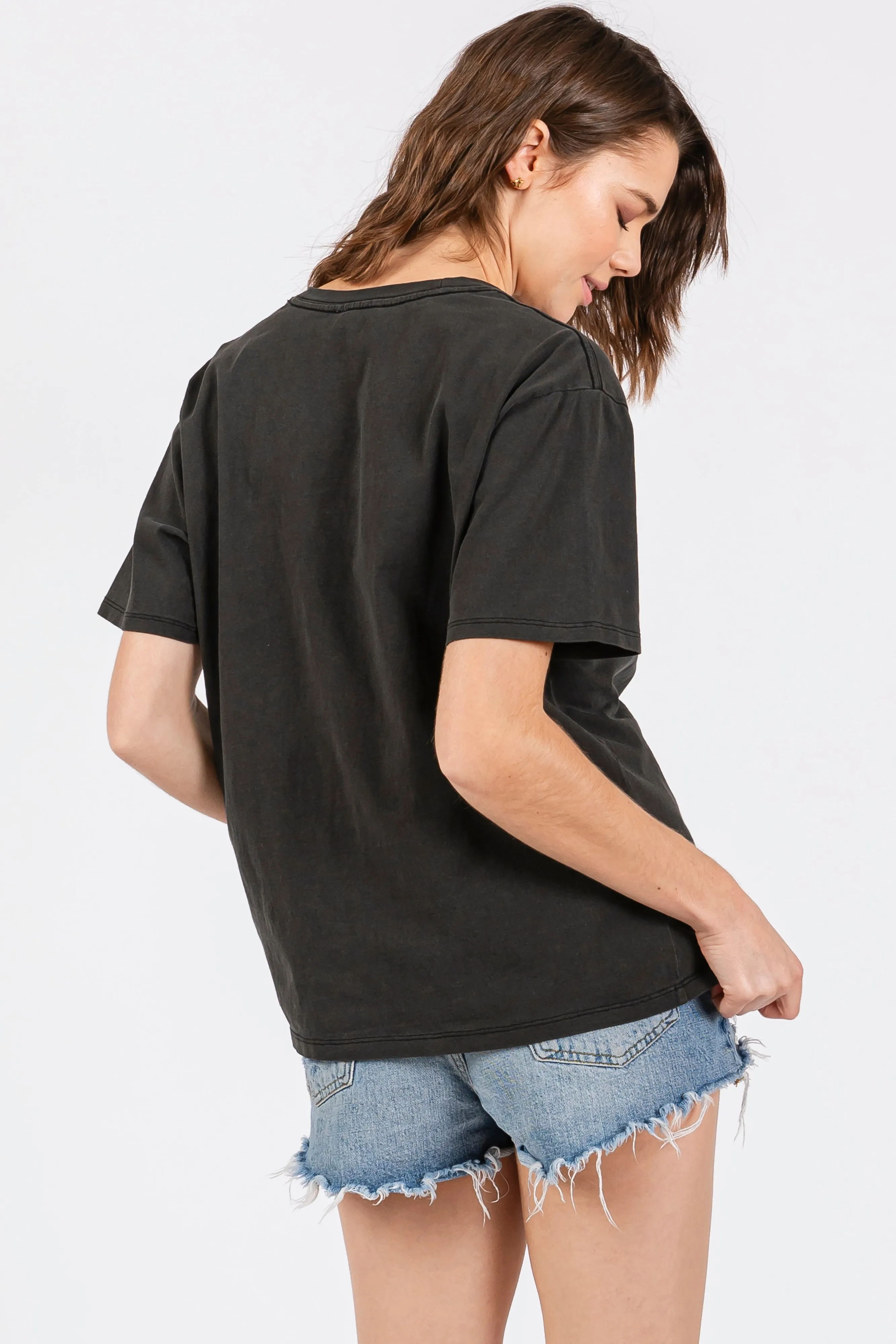 Charcoal Short Sleeve Top sold by Pinkblush product image thumbnail 3