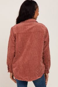 Rust Reversible Shirt Jacket sold by Pinkblush