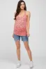 Fuchsia Animal Print Racerback Maternity Tank Top sold by Pinkblush