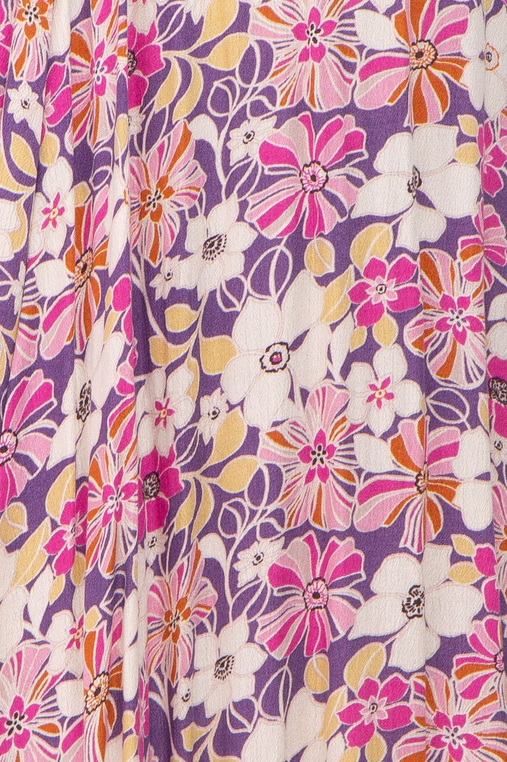 Purple Multi-Color Floral Maternity Maxi Dress sold by Pinkblush product image thumbnail 4