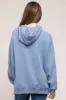 Blue Drawstring Maternity Hoodie sold by Pinkblush