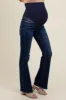Navy Raw Hem Bootcut Maternity Jeans sold by Pinkblush