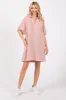 Mauve Monochrome Striped Dress sold by Pinkblush