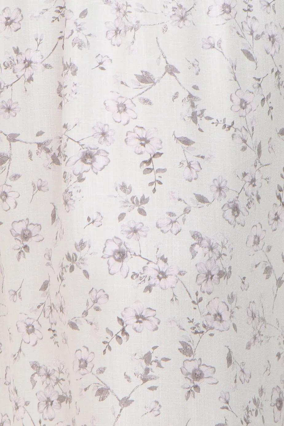 Mint Green Floral Smocked Puff Sleeve Plus Midi Dress sold by Pinkblush product image thumbnail 4