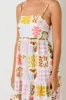 Multi Woven Linen Maxi Dress sold by Pinkblush