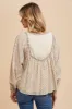 Natural Cotton Floral Peasant Blouse sold by Pinkblush