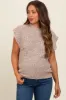 Mocha Multicolor Maternity Sweater Vest sold by Pinkblush
