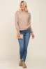 Beige Ultra Soft Mother Sweatshirt sold by Pinkblush