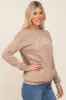 Beige Ultra Soft Mother Sweatshirt sold by Pinkblush