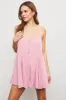 Pink Button Front Romper sold by Pinkblush