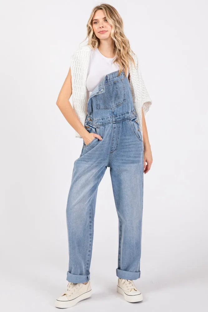 Blue Denim Front Pocket Overall sold by Pinkblush product image thumbnail 4