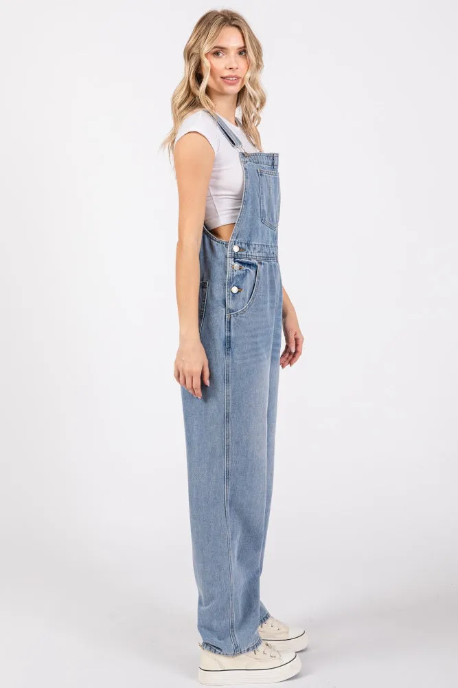 Blue Denim Front Pocket Overall sold by Pinkblush product image thumbnail 2