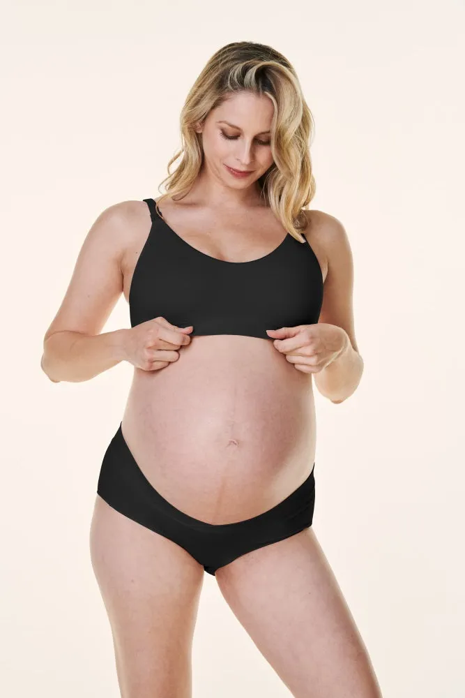 Black Bravado Scoop Neck Maternity & Nursing Bra sold by Pinkblush product image thumbnail 2