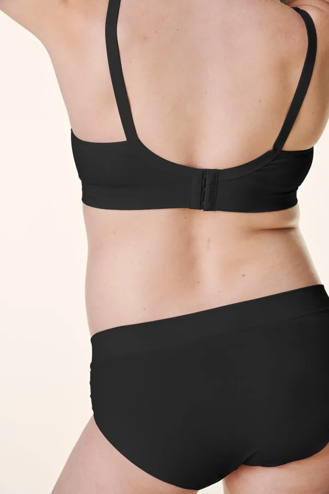 Black Bravado Scoop Neck Maternity & Nursing Bra sold by Pinkblush product image thumbnail 3