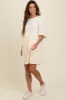 Cream Knit Ruffle Trim Dress sold by Pinkblush